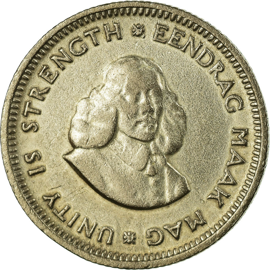 Coin, South Africa, 5 Cents, 1962, VF(30-35), Silver, KM:59