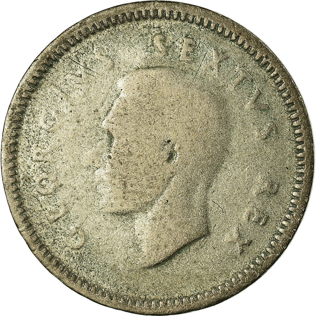 Coin, South Africa, George VI, 3 Pence, 1952, VF(20-25), Silver, KM:35.2