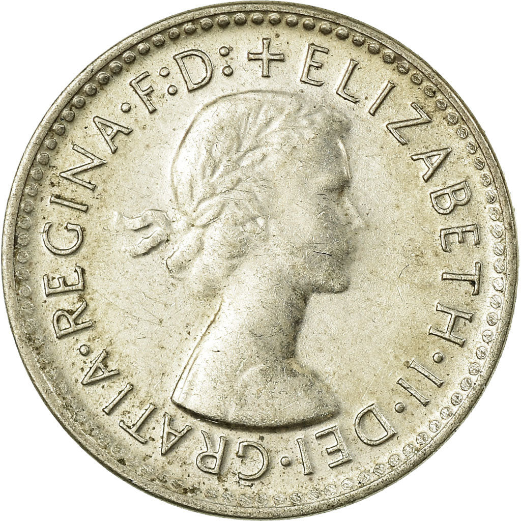 Coin, Australia, Elizabeth II, Threepence, 1960, Melbourne, EF(40-45), Silver