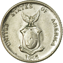 Moneta, Filipiny, 20 Centavos, 1945, Denver, EF(40-45), Srebro, KM:182