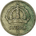 Coin, Sweden, Gustaf V, 10 Öre, 1943, VF(30-35), Silver, KM:813