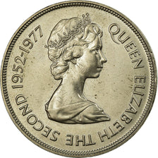 Coin, Guernsey, Elizabeth II, 25 Pence, 1977, AU(55-58), Copper-nickel, KM:31