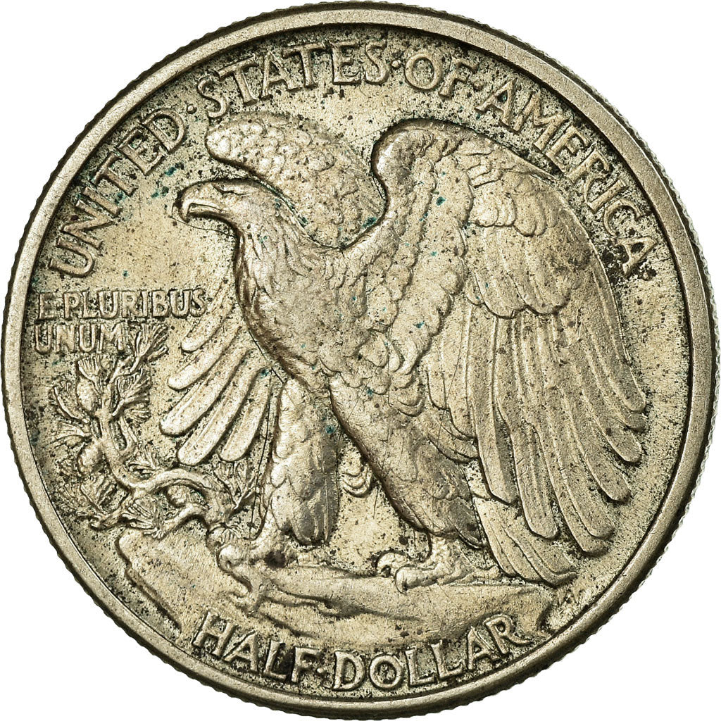 Coin, United States, Walking Liberty Half Dollar, Half Dollar, 1942, U.S. Mint