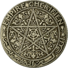Coin, Morocco, Yusuf, Franc, 1924, Poissy, EF(40-45), Nickel, KM:36.2