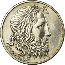 Moneta, Grecja, 20 Drachmai, 1930, EF(40-45), Srebro, KM:73