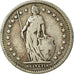 Coin, Switzerland, Franc, 1907, Bern, VF(20-25), Silver, KM:24