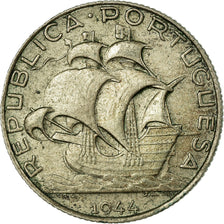 Coin, Portugal, 2-1/2 Escudos, 1944, EF(40-45), Silver, KM:580