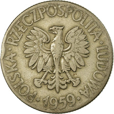 Munten, Polen, 10 Zlotych, 1959, Warsaw, FR, Copper-nickel, KM:50