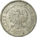 Moneda, Polonia, 20 Groszy, 1973, Warsaw, BC+, Aluminio, KM:A47