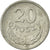 Moneta, Polonia, 20 Groszy, 1973, Warsaw, MB+, Alluminio, KM:A47