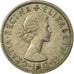 Moneta, Gran Bretagna, Elizabeth II, Florin, Two Shillings, 1956, MB+