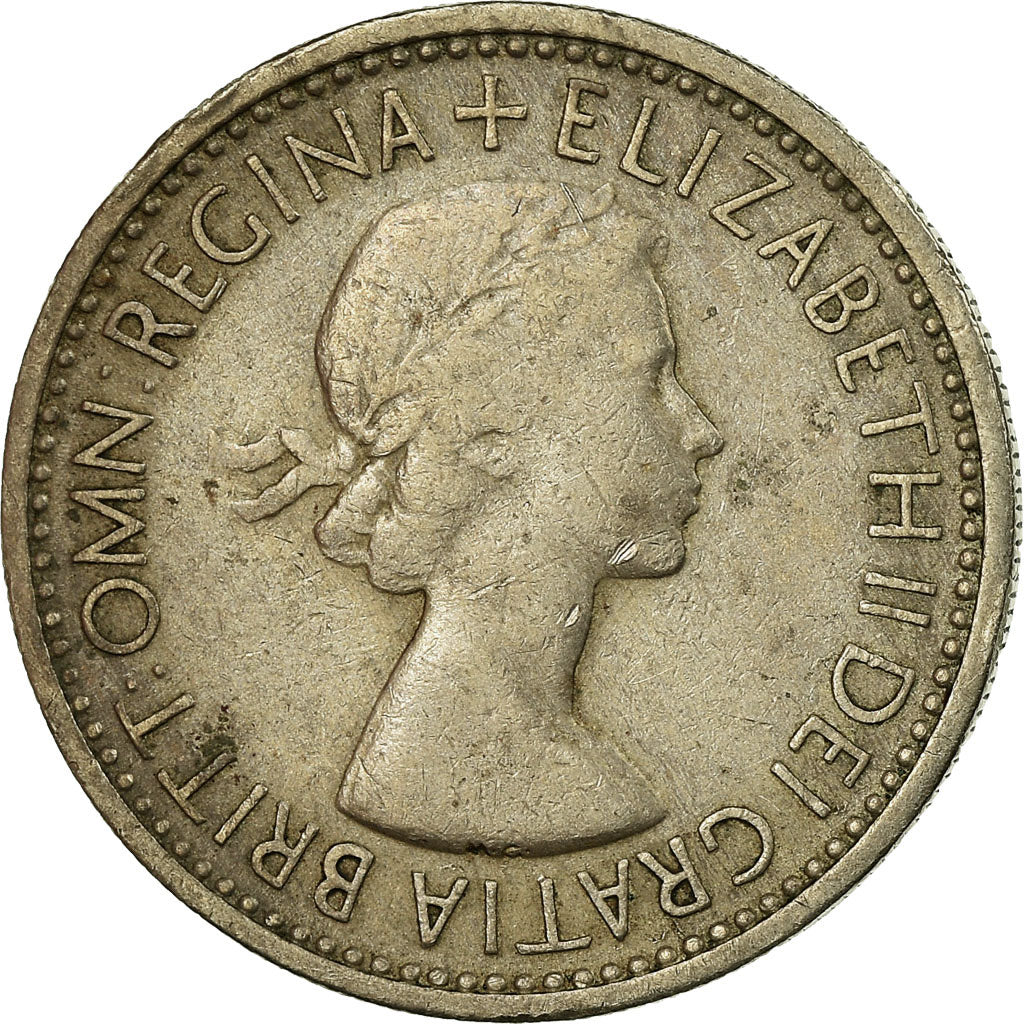 Coin, Great Britain, Elizabeth II, Shilling, 1953, VF(30-35), Copper-nickel