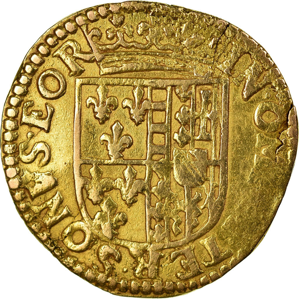 Moneda, ESTADOS FRANCESES, CHATEAU-RENAUD, Florin D'or, MBC+, Oro, KM:20