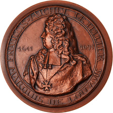 France, Médaille, Louis XIV, François-Michel Le Tellier, Marquis de Louvois