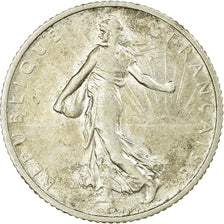Coin, France, Semeuse, Franc, 1918, Paris, AU(50-53), Silver, KM:844.1