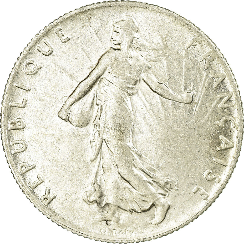 Coin, France, Semeuse, 50 Centimes, 1920, Paris, AU(50-53), Silver, KM:854