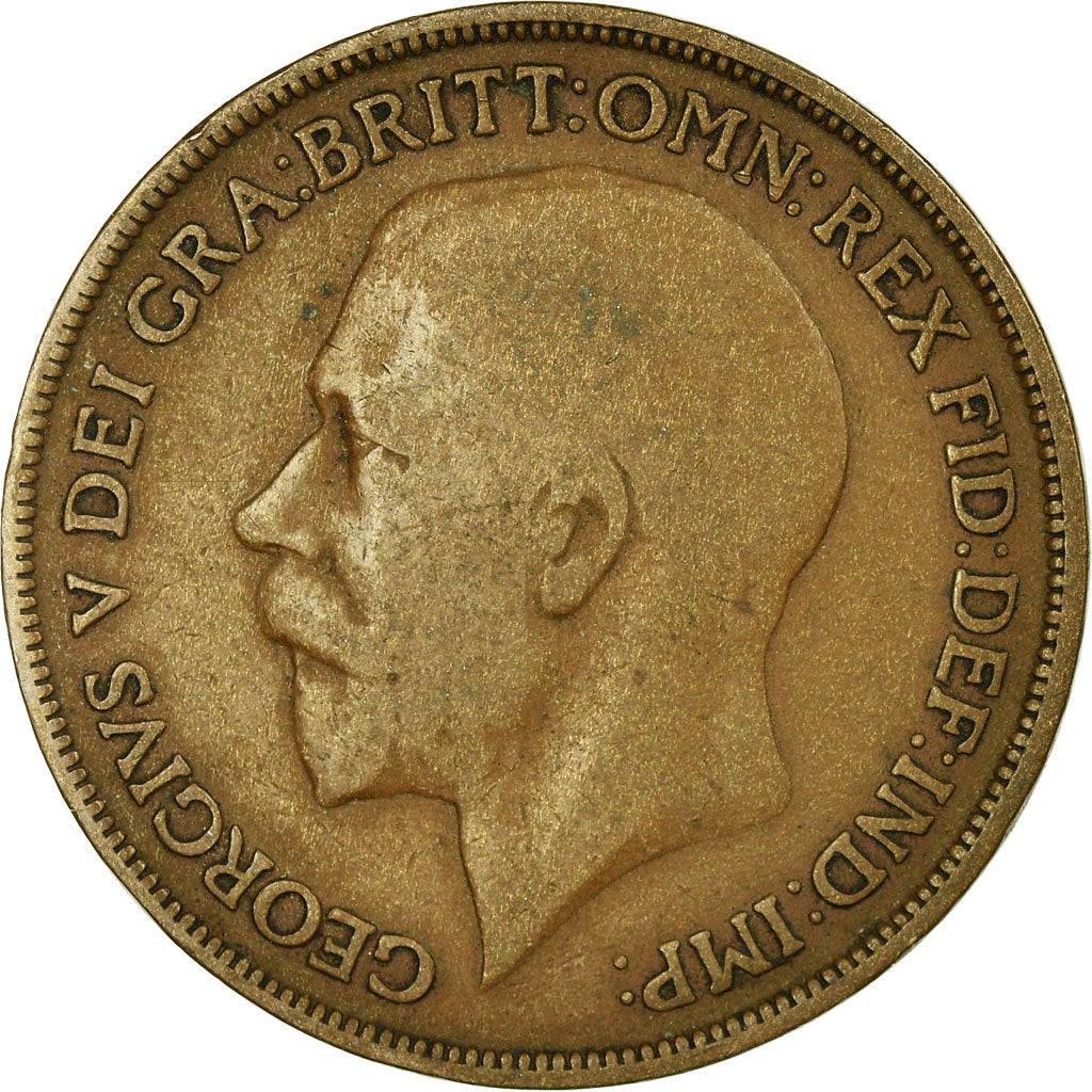 Münze, Großbritannien, George V, Penny, 1915, SGE+, Bronze, KM:810