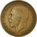 Münze, Großbritannien, George V, Penny, 1915, SGE+, Bronze, KM:810