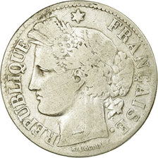 Monnaie, France, Cérès, 2 Francs, 1871, Paris, TB, Argent, Gadoury:530a