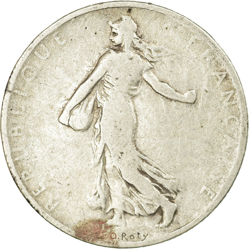 Moneda, Francia, Semeuse, 2 Francs, 1898, Paris, BC, Plata, KM:845.1