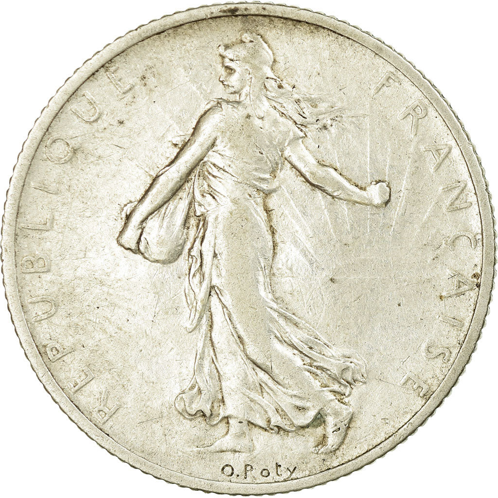 Monnaie, France, Semeuse, 2 Francs, 1912, Paris, TB, Argent, Gadoury:532