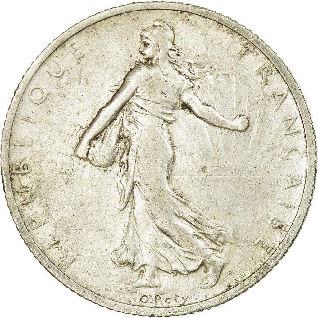 Coin, France, Semeuse, 2 Francs, 1912, Paris, VF(20-25), Silver, KM:845.1