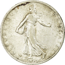 Coin, France, Semeuse, 2 Francs, 1912, Paris, VF(20-25), Silver, KM:845.1