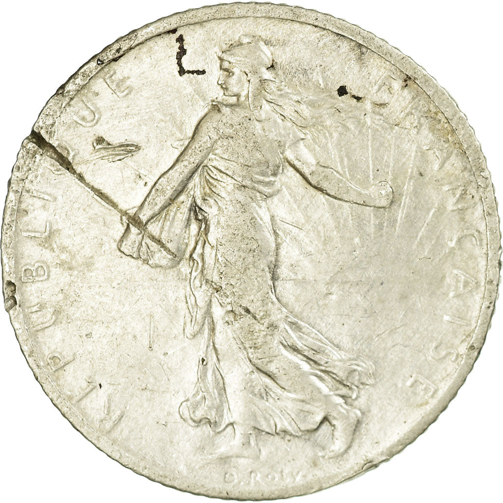 Moeda, França, Semeuse, Franc, 1898, Paris, F(12-15), Prata, KM:844.1
