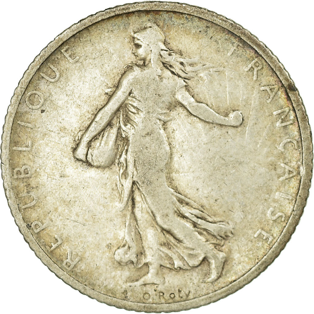 Coin, France, Semeuse, Franc, 1901, Paris, VF(20-25), Silver, KM:844.1