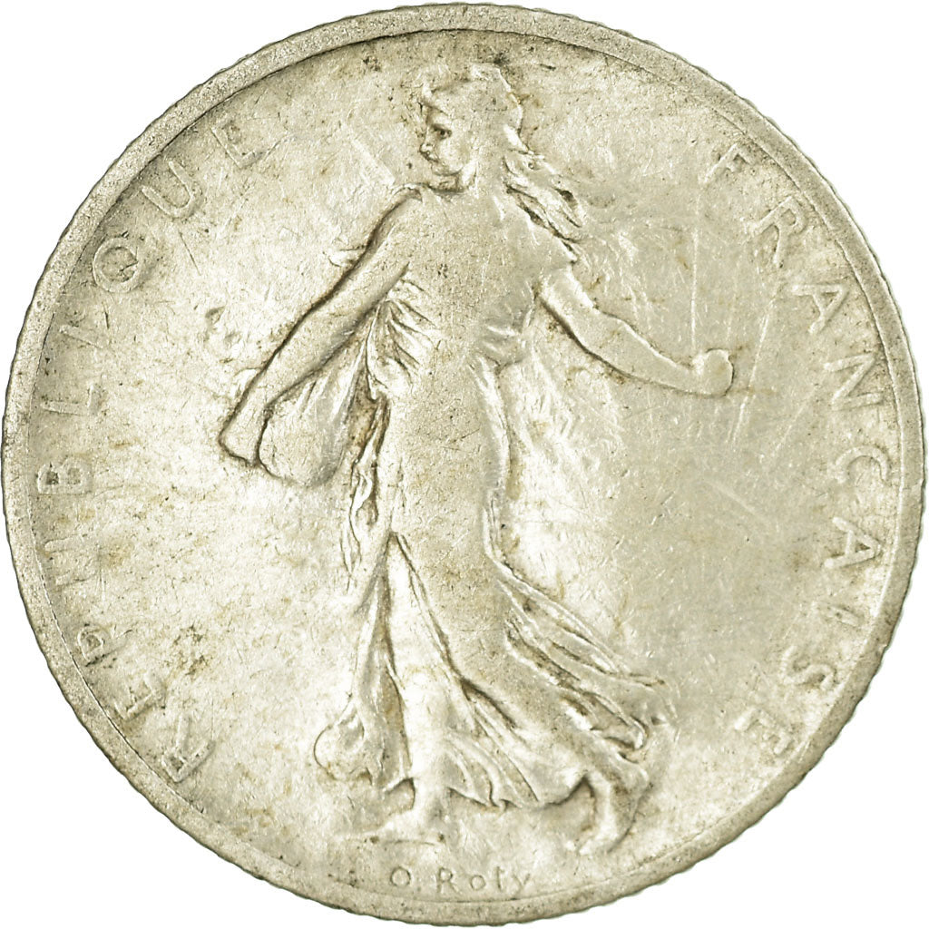 Moneta, Francia, Semeuse, Franc, 1901, Paris, MB, Argento, KM:844.1, Gadoury:467