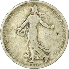 Moneta, Francia, Semeuse, Franc, 1901, Paris, B+, Argento, KM:844.1, Gadoury:467