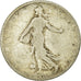 Moneta, Francja, Semeuse, Franc, 1902, Paris, VF(20-25), Srebro, KM:844.1