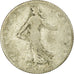 Munten, Frankrijk, Semeuse, Franc, 1902, Paris, ZG+, Zilver, KM:844.1