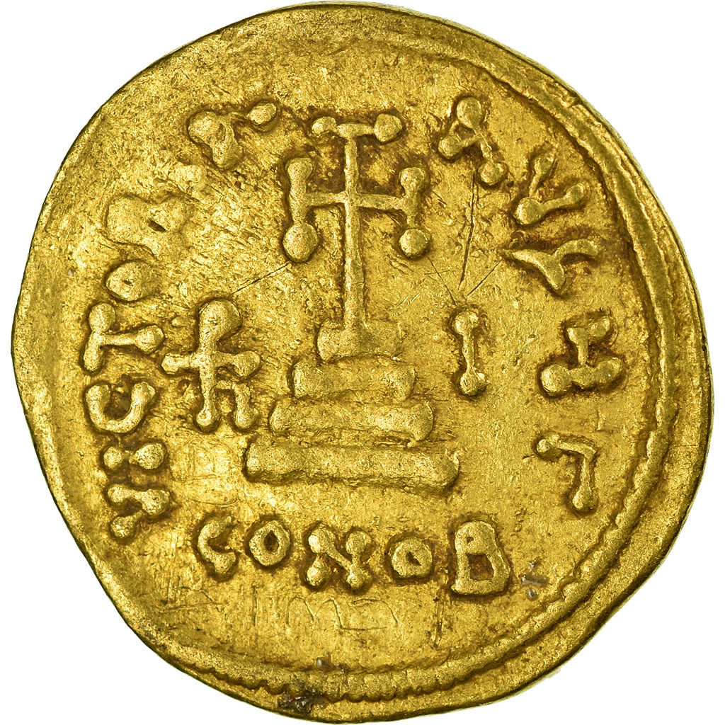 Moneta, Heraclius, Solidus, Constantinople, EF(40-45), Złoto, Sear:764