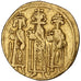 Moneta, Heraclius, Solidus, Constantinople, MB+, Oro, Sear:764
