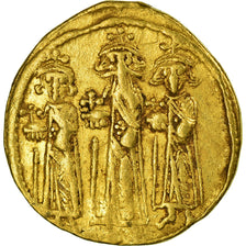 Moneta, Heraclius, Solidus, Constantinople, BB, Oro, Sear:764
