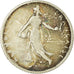 Coin, France, Semeuse, Franc, 1909, Paris, VF(20-25), Silver, KM:844.1