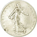 Coin, France, Semeuse, Franc, 1909, Paris, VF(20-25), Silver, KM:844.1