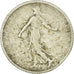 Coin, France, Semeuse, Franc, 1909, Paris, VF(20-25), Silver, KM:844.1