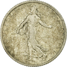 Moneta, Francia, Semeuse, Franc, 1910, Paris, B+, Argento, KM:844.1, Gadoury:467