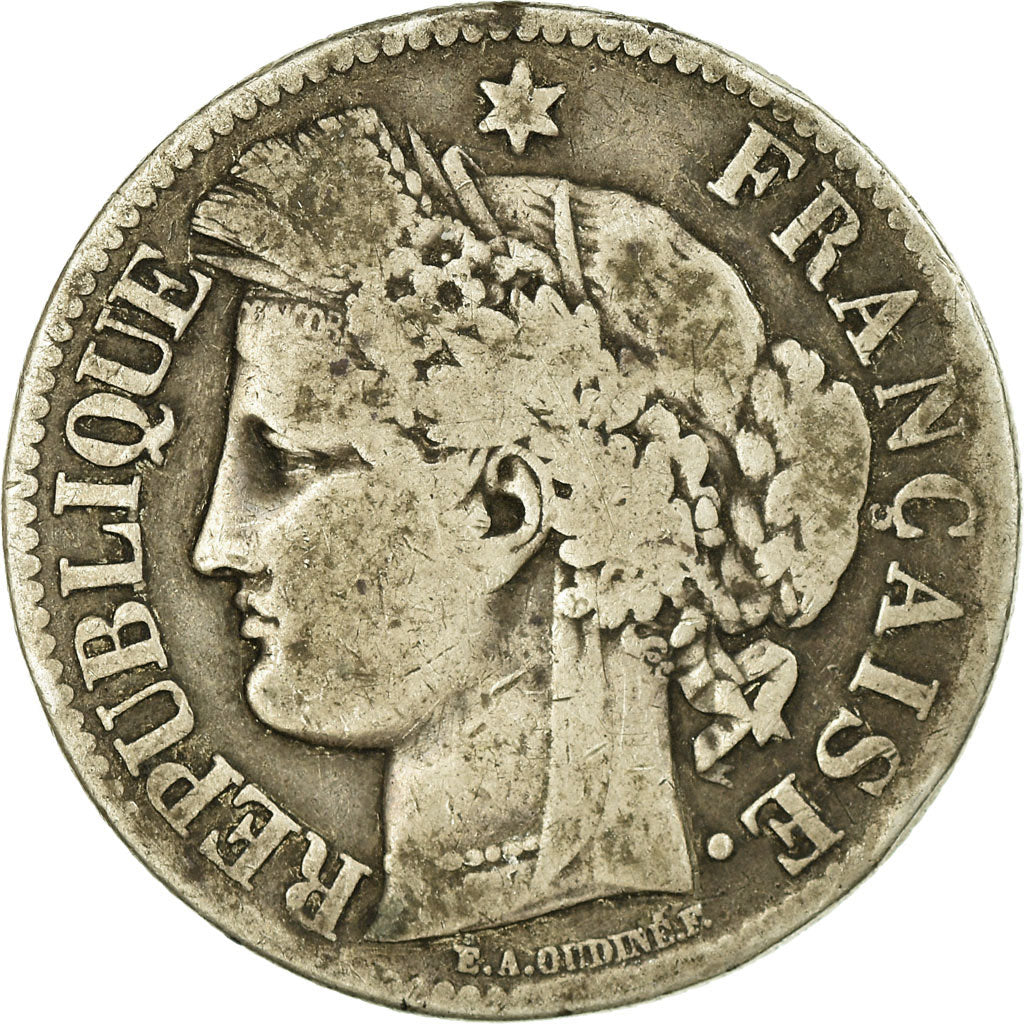 Monnaie, France, Cérès, 2 Francs, 1881, Paris, TB, Argent, Gadoury:532