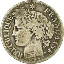 Monnaie, France, Cérès, 2 Francs, 1881, Paris, TB, Argent, Gadoury:532