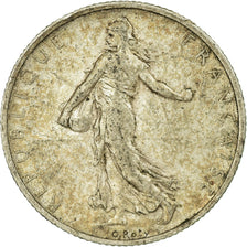 Coin, France, Semeuse, 2 Francs, 1908, Paris, VF(20-25), Silver, KM:845.1