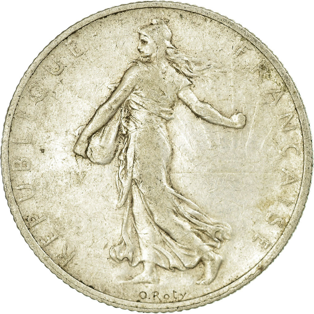 Monnaie, France, Semeuse, 2 Francs, 1909, Paris, TB, Argent, Gadoury:532