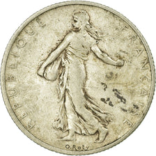 Coin, France, Semeuse, 2 Francs, 1910, Paris, VF(20-25), Silver, KM:845.1