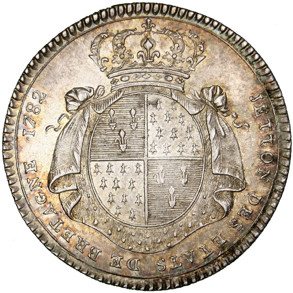 France, Token, Royal, 1782, AU(55-58), Silver, Feuardent:8787