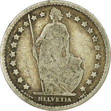 Coin, Switzerland, Franc, 1886, Bern, F(12-15), Silver, KM:24