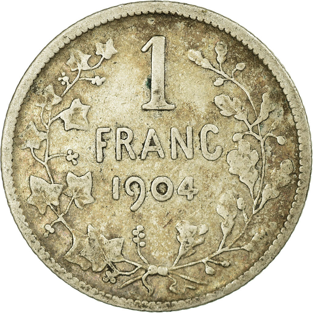 Coin, Belgium, Franc, 1904, F(12-15), Silver, KM:56.1