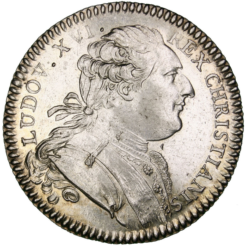France, Token, Royal, 1784, MS(63), Silver, Feuardent:8789