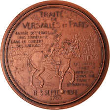 France, Medal, Traité de Versailles et Paris, History, 1983, Goldstein